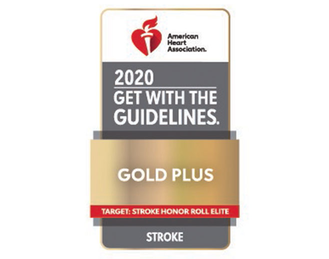 American Heart Association stroke recognition badge