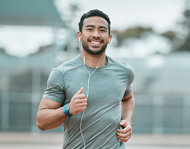 Persona corriendo al aire libre