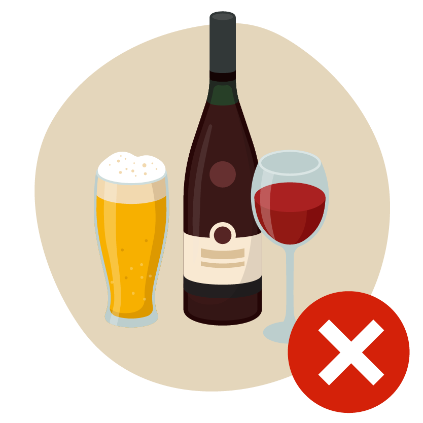 NMC-Healthy Eating Tips-Trimester 1_AVOID ALCOHOL Avoid Alcohol