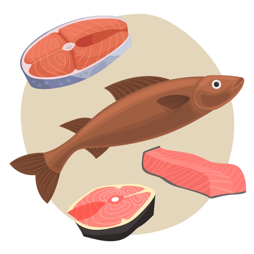 NMC-Healthy Eating Tips-Trimester 1_RIGHT KINDS OF FISH Eat the Right Kinds of Fish